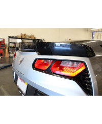 SPOILER DE COFFRE CARBONE CHEVROLET CORVETTE C7 (VERSION 2) TRACK PACK STYLE AVEC BORDURE - APR PERFORMANCE 