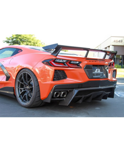 SPOILER DE COFFRE HAUT CARBONE CHEVROLET CORVETTE C8 - APR PERFORMANCE 