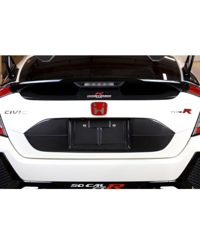 SUPPORT PLAQUE D'IMMATRICULATION CARBONE HONDA CIVIC TYPE R - APR PERFORMANCE 