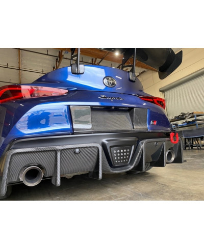 SUPPORT PLAQUE D'IMMATRICULATION CARBONE TOYOTA SUPRA A90 MK5 - APR PERFORMANCE 