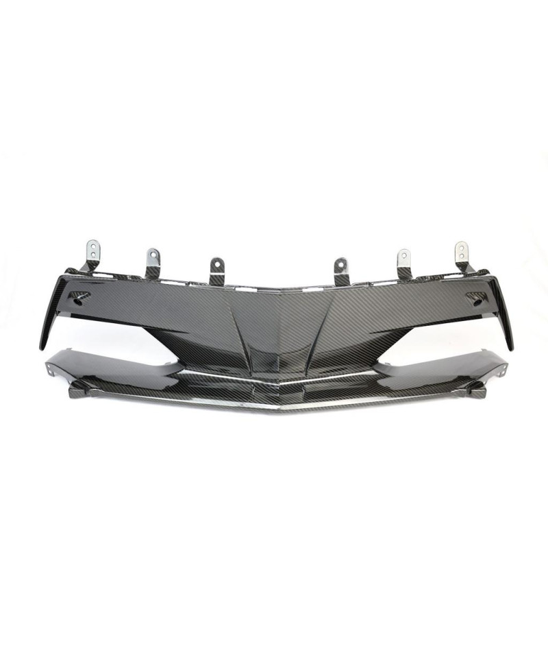 RENFORT GRILLE PARE-CHOCS AVANT CARBONE CHEVROLET CORVETTE C8 - APR PERFORMANCE 