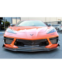 RENFORT GRILLE PARE-CHOCS AVANT CARBONE CHEVROLET CORVETTE C8 - APR PERFORMANCE 