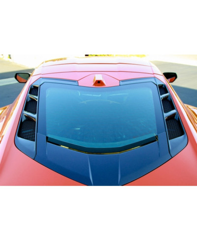 SET ENJOLIVEUR GRILLES D'EXTRATION D'AIR HAYON CARBONE CHEVROLET CORVETTE C8 - APR PERFORMANCE 