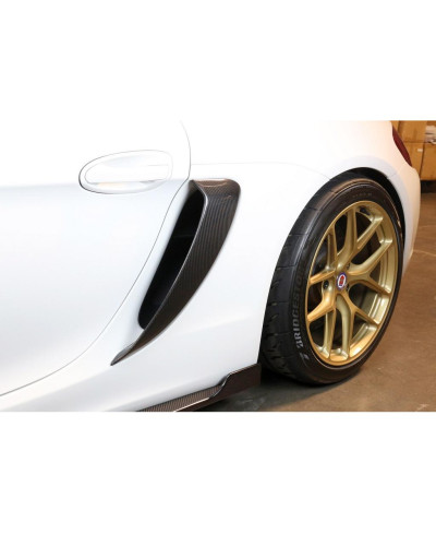 PRISES D'AIR LATERALES CARBONE PORSCHE CAYMAN GT4 - APR PERFORMANCE 