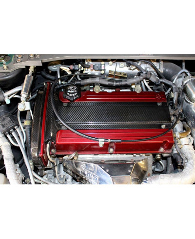 COUVERCLE BOUGIES D'ALLUMAGE CARBONE MITSUBISHI EVOLUTION 8 / 9 - APR PERFORMANCE 