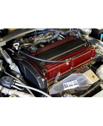 COUVERCLE BOUGIES D'ALLUMAGE CARBONE MITSUBISHI EVOLUTION 8 / 9 - APR PERFORMANCE 