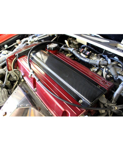 COUVERCLE BOUGIES D'ALLUMAGE CARBONE MITSUBISHI EVOLUTION 8 / 9 - APR PERFORMANCE 