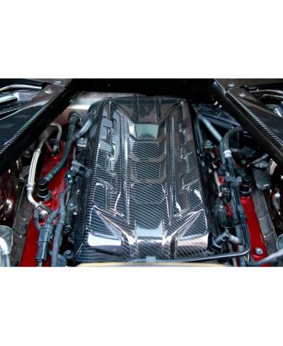 KIT COUVRE MOTEUR CARBONE CHEVROLET CORVETTE C8 - APR PERFORMANCE 