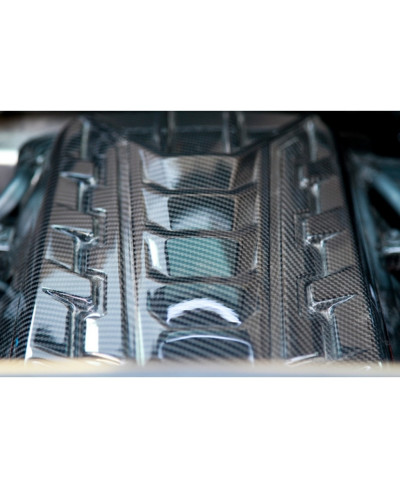 CACHE PLENUM MOTEUR CARBONE CHEVROLET CORVETTE C8 - APR PERFORMANCE 