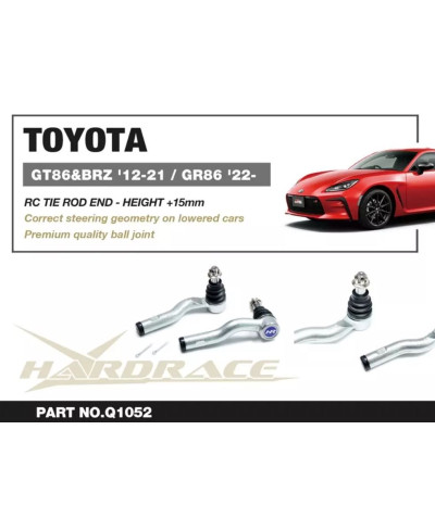 ROTULE DE DIRECTION SUBARU BRZ / TOYOTA GT86 / SCION FR-S - HARDRACE 