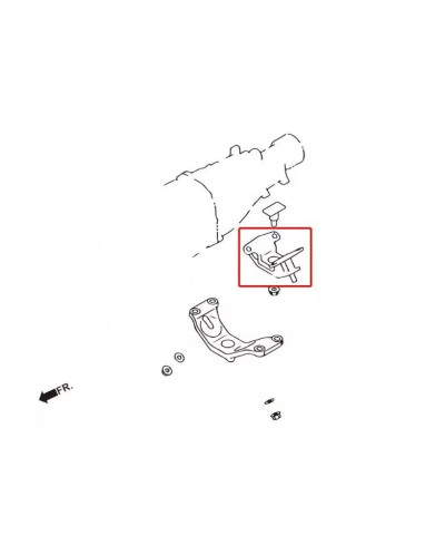 SUPPORT DE BOITE DE VITESSE RENFORCE SUBARU BRZ / TOYOTA GT86 / SCION FRS - HARDRACE 