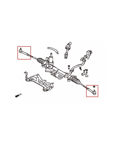 ROTULES DE DIRECTION SUBARU IMPREZA & BRZ / TOYOTA GT86 / SCION FRS - HARDRACE