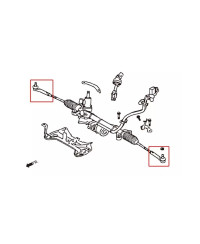ROTULES DE DIRECTION SUBARU IMPREZA & BRZ / TOYOTA GT86 / SCION FRS - HARDRACE