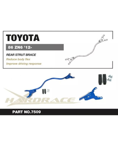 BARRE ANTI RAPPROCHEMENT ARRIERE SUBARU BRZ/ TOYOTA 86/ SCION FRS - HARDACE 