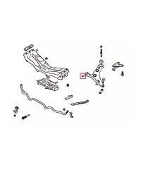 SILENT BLOCS ROTULÉS BRAS INFERIEUR AVANT - HARDRACE 