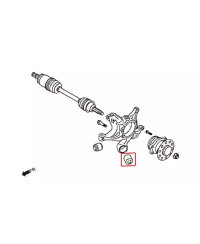 SILENT BLOCS PORTE MOYEU ARRIERE SUBARU BRZ/ TOYOTA 86/ SCION FRS - HARDRACE 