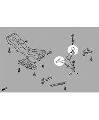 SILENT BLOCS RENFORCÉS BRAS INFERIEUR AVANT SUBARU BRZ/ TOYOTA 86/ SCION FRS - HARDRACE 