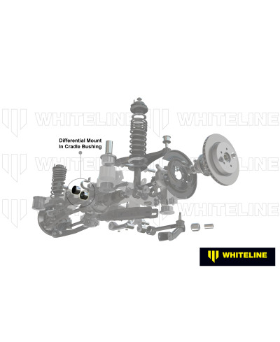 KIT SUPPORT DIFFERENTIEL ARRIERE SUBARU BRZ/ TOYOTA 86 - WHITELINE 