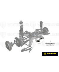 KIT AVANT DE SUPPORT DE DIFFERENTIEL ARRIERESUBARU BRZ/ TOYOTA 86 - WHITELINE 