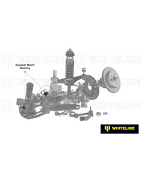 SET SUPPORTS BARRE STABILISATRICE ARRIERE 14MM SUBARU BRZ/ TOYOTA 86 - WHITELINE