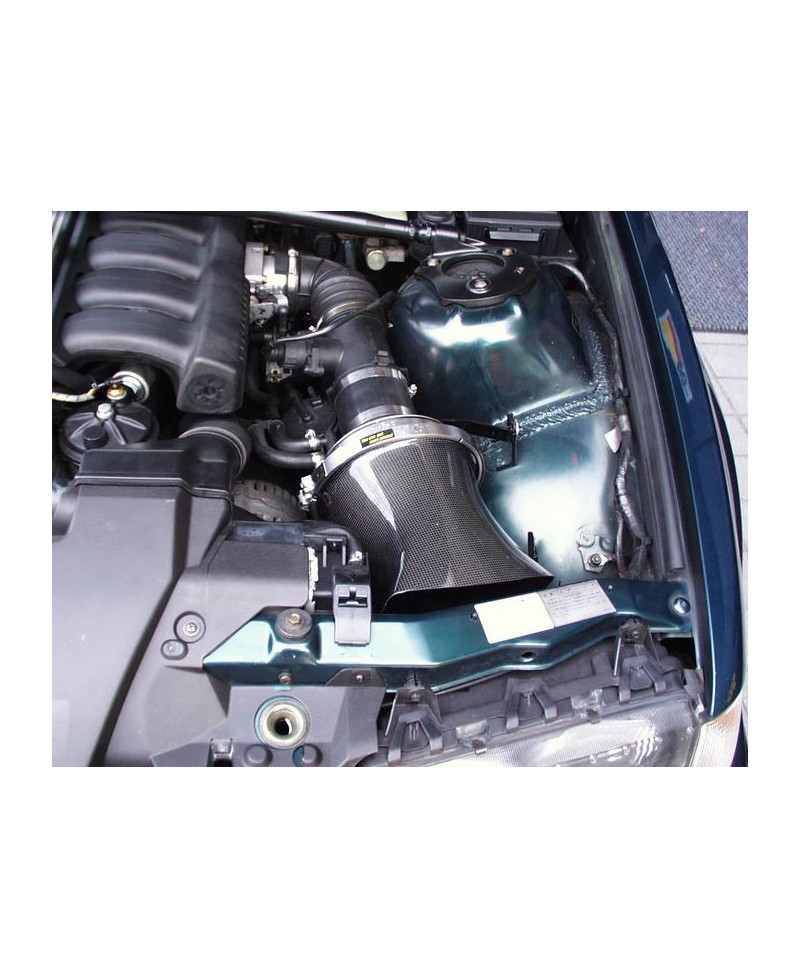 Kit Admission Air Court Pour BMW E46 M54 - Aluminium, Filtre Lavable, Gain Puissance, Compatible 323i-330i