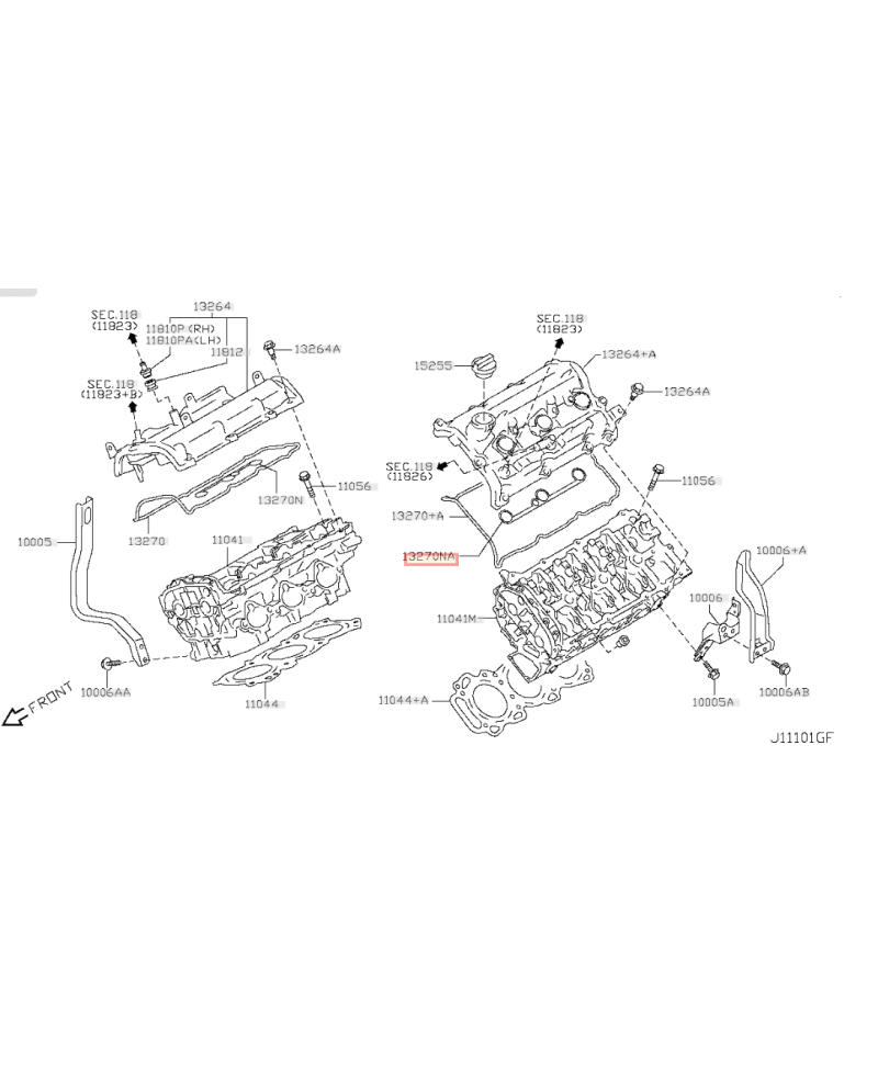 JOINT DE PUITS BOUGIE 370Z NISSAN