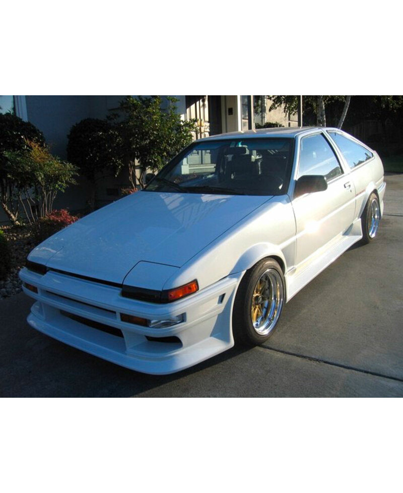 PARE-CHOC AVANT EN FIBRE DE VERRE TOYOTA COROLLA AE86 TRUENO - ORIGIN LABO 