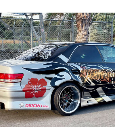 AILES ARRIERE +50MM + RAJOUTS DE PORTIERES EN FIBRE DE VERRE TOYOTA MARK II JZX100 - ORIGIN LABO 