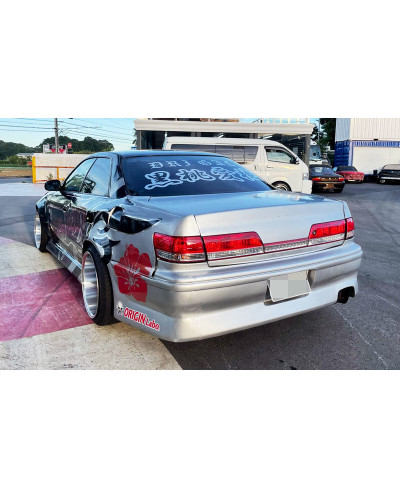 AILES ARRIERE +50MM + RAJOUTS DE PORTIERES EN FIBRE DE VERRE TOYOTA MARK II JZX100 - ORIGIN LABO 