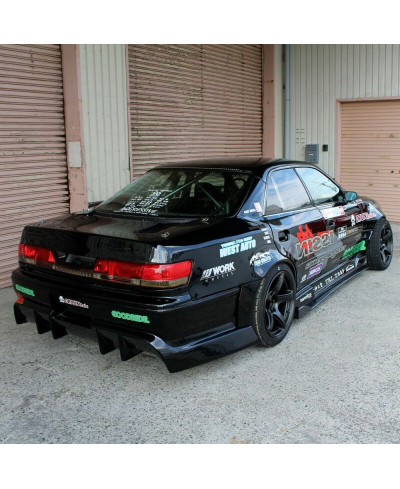 AILES ARRIERE +75MM (AVEC RAJOUT DE PORTIERES) EN FIBRE DE VERRE TOYOTA MARK II JZX100 - ORIGIN LABO 