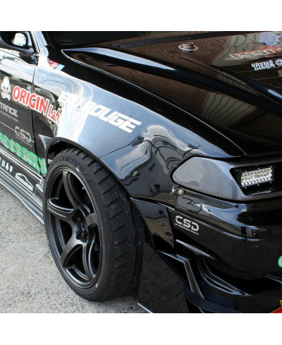 AILES AVANT +75MM EN FIBRE DE VERRE TOYOTA MARK II JZX100 - ORIGIN LABO 