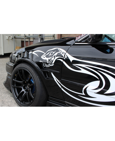 AILES AVANT +55MM EN FIBRE DE VERRE "SAME ERA" TOYOTA CHASER JZX100 - ORIGIN LABO 