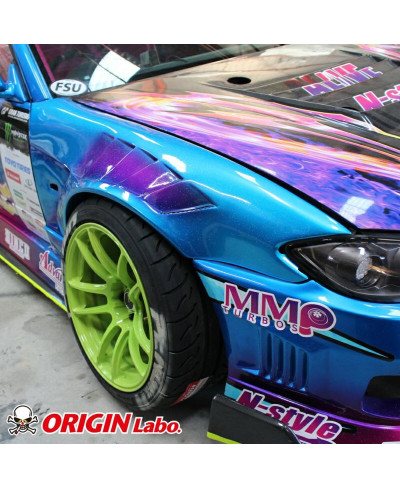 AILES AVANT +55MM "SAME ERA" EN FIBRE DE VERRE NISSAN S15 - ORIGIN LABO