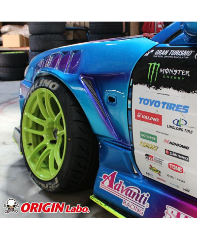 AILES AVANT +55MM "SAME ERA" EN FIBRE DE VERRE NISSAN S15 - ORIGIN LABO