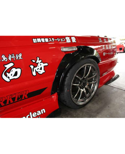 EXTENSIONS D'AILES UNIVERSELLES POUR BERLINE 4 PORTES +50MM EN FIBRE DE VERRE - ORIGIN LABO 