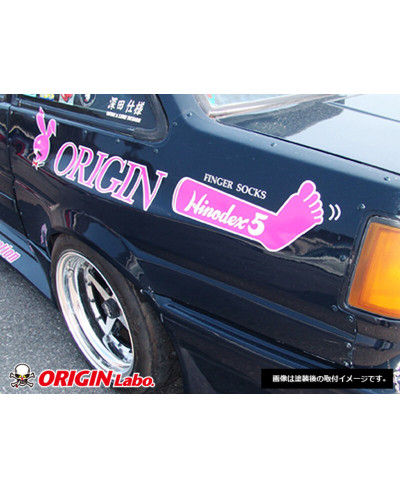 AILES ARRIERE +40MM FIBRE DE VERRE TOYOTA COROLLAAE86 COUPE (2 PORTES) - ORIGIN LABO