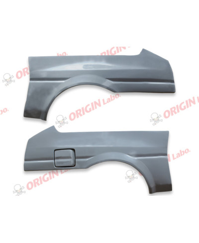 AILES ARRIERE +40MM EN FIBRE DE VERRE TOYOTA COROLLA AE86 HATCHBACK (3 PORTES) - ORIGIN LABO 