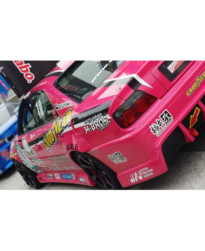 AILES ARRIERE +50MM (AVEC RAJOUTS DE PORTIERES) EN FIBRE DE VERRE TOYOTA CHASER JZX100 - ORIGIN LABO 