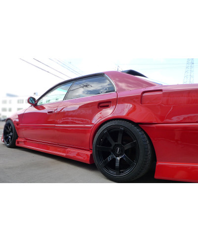 AILES ARRIERE +50MM (AVEC RAJOUTS DE PORTIERES) EN FIBRE DE VERRE TOYOTA CHASER JZX100 - ORIGIN LABO 