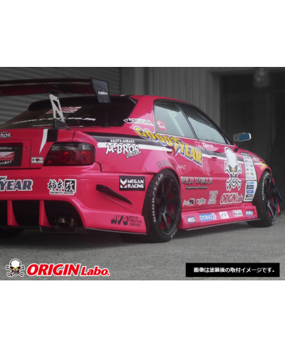 AILES ARRIERE +50MM (AVEC RAJOUTS DE PORTIERES) EN FIBRE DE VERRE TOYOTA CHASER JZX100 - ORIGIN LABO 