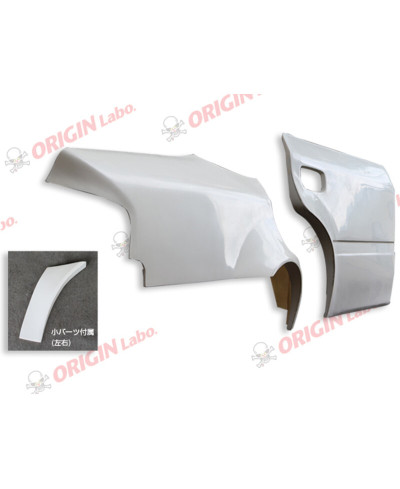 AILES ARRIERE +75MM EN FIBRE DE VERRE (AVEC RAJOUTS DE PORTIERES) TOYOTA CHASER JZX100 - ORIGIN LABO 