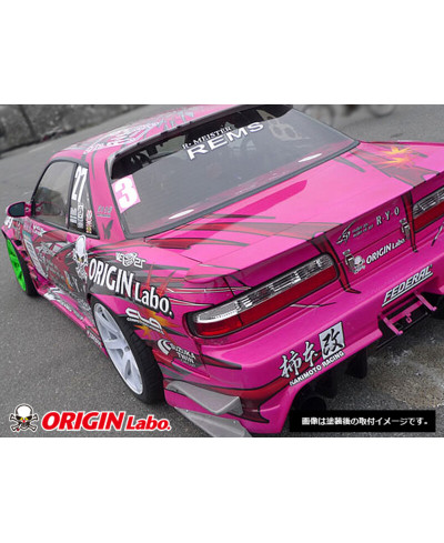 AILES ARRIERE +55MM EN FIBRE DE VERRE NISSAN SILVIA PS13 - ORIGIN LABO 