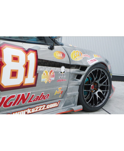 AILES AVANT +75MM EN FIBRE DE VERRE NISSAN 200SX S13 - ORIGIN LABO 