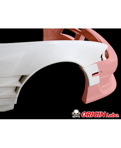 AILES AVANT +75MM EN FIBRE DE VERRE NISSAN 200SX S14 - ORIGIN LABO 