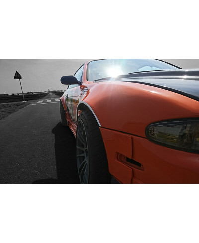 AILES AVANT +75MM EN FIBRE DE VERRE NISSAN 200SX S14 - ORIGIN LABO 