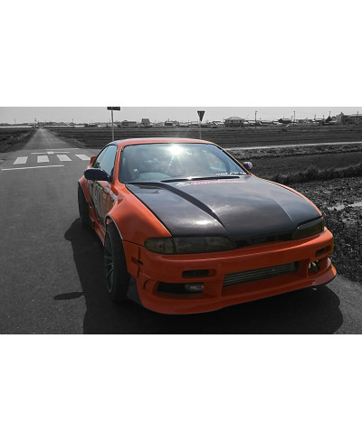 AILES AVANT +75MM EN FIBRE DE VERRE NISSAN 200SX S14 - ORIGIN LABO 