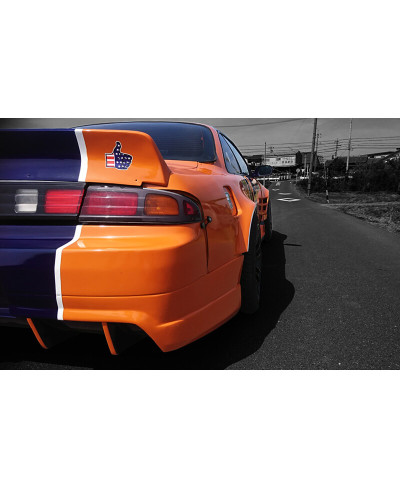 AILES ARRIERE +75MM EN FIBRE DE VERRE NISSAN 200SX S14/ S14A - ORIGIN LABO 