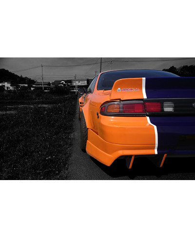 AILES ARRIERE +75MM EN FIBRE DE VERRE NISSAN 200SX S14/ S14A - ORIGIN LABO 