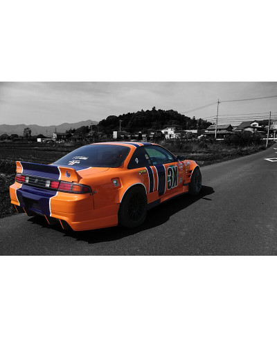 AILES ARRIERE +75MM EN FIBRE DE VERRE NISSAN 200SX S14/ S14A - ORIGIN LABO 