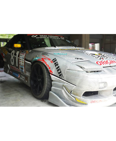 AILES AVANT +55MM EN FIBRE DE VERRE NISSAN 200SX S13 - ORIGIN LABO